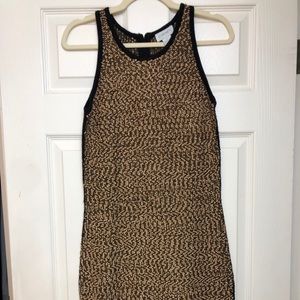 Gold black dress sz s